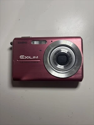 Casio EXILIM EX-Z75 7.2MP Digital Camera - Pink, Untested, P/R only - Image 1 of 4