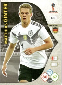 2018 Panini Adrenalyn XL FIFA Soccer World Cup Matthias Ginter Germany #156 - Picture 1 of 2