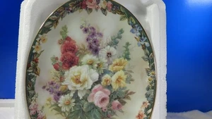 Lena Liu’s Floral Cameos Plate Bradford Exchange ENCHANTMENT SECOND Issue 8.75” - Picture 1 of 4
