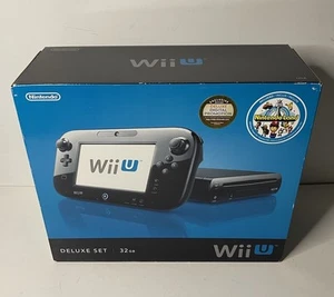 Nintendo Wii U Nero 32gb Deluxe Set **SOLO SCATOLA AL DETTAGLIO** - Foto 1 di 11
