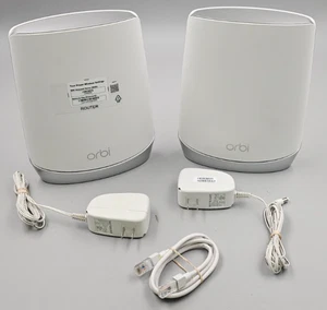 NETGEAR Orbi RBR750 Tri-band Mesh WiFi 6 Router z satelitą RBS750 - Zdjęcie 1 z 6