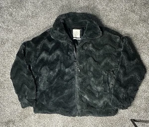 Urban Outfitters Faux Fur jacket Pockets Size Large Fully lined - Picture 1 of 5