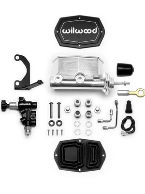 Wilwood M/C Tandem Compact Integral 7/8 Dia W/P-Valve/Pushrod Must (261-15522-P) - Image 1 of 4