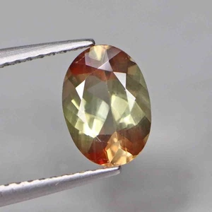 1.46 Cts Antique_100% Natural Unheated Double Tone Color Brazilian Andalusite - Picture 1 of 5