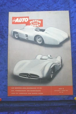 L'Auto 5/54 (B) AMS Mercedes Auto Da Corsa Aerocar Zündapp - Immagine 1 di 3