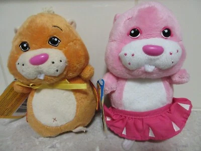 Zhu Zhu Pets Mini Hamster Plush Soft Toys 2010 Jilly and Mr Squiggles with tags - image 1 of 4