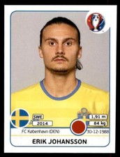 Panini Euro 2016 Erik Johansson Sweden No. 553