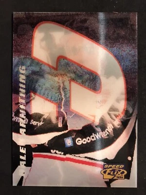 1996 Pinnacle Speed Flix Dale Earnhardt Black Lightning #53 - Image 1 of 2