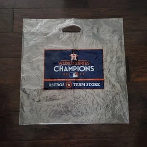 2017 MLB Baseball Astros World Series Store Empty Clear Bag - Picture 1 of 3