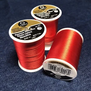 Coats Rayon Thread-Red - Picture 1 of 1