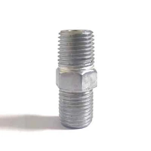 Sprühschlauch Paar Brustwarze Doppelneple 1/4"" x 1/4"" für luftlose Lackspritzpistole - Bild 1 von 5