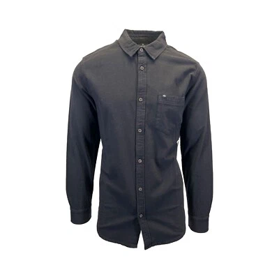 Rip Curl Men's Black Shirt Classic Surf Washed Long Sleeve (S17) - Imagem 1 de 4