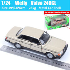 Welly NEX 1:24 Scale Volvo 240GL Diecast Car Model Toys Vehicles Replicas Gold