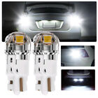 2x White T10 W5W LED Bulb Light For Car Dome License Plate Lamp Bulb Accessories