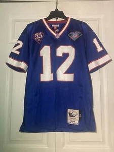 Authentic Jim Kelly Buffalo Bills (1994) Mitchell & Ness Jersey Mens Size: 40 - Picture 1 of 10