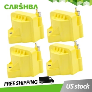 Ignition Coil (YELLOW) For Chevrolet Buick Pontiac S10 LeSabre Impala Grand Prix - Picture 1 of 10