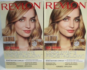 Lot of 2 Revlon Color Effects Frost & Glow All In One Highlighting Kit Honey - Picture 1 of 6