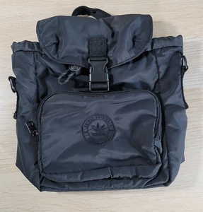 Adidas Originals Micro Backpack Small Mini Travel Bag Black 11” x 9” No Strap - Picture 1 of 6