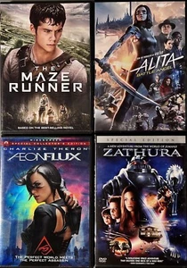 Sci-Fi Action Marathon - DVD - 4 Great Films - The Maze Runner + Zathura + Aeonf - Picture 1 of 1