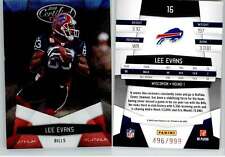 Lee Evans 2010 Certified Platinum Red #16 /999 Bills