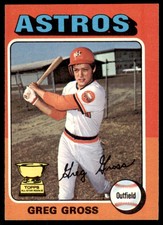 1975 TOPPS* GREG GROSS HOUSTON ASTROS #334