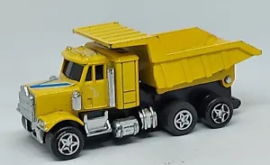 TOY Peterbilt Yellow Pace Construction Dump Truck Diecast & Plastic unbranded - Picture 1 of 7