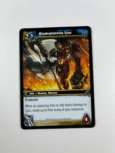 World of Warcraft TCG Blademistress Lyss March of the Legion 139/319 Wow Card - Picture 1 of 6