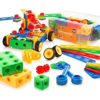 Building Blocks 104 Piece Set, STEM Educational Fun Toy Set - Image 1 of 4