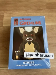 MEDICOM TOY BE@RBRICK STRIPE 100% & COSTUME Ver. 400% Action Figure GREMLINS - Picture 1 of 13