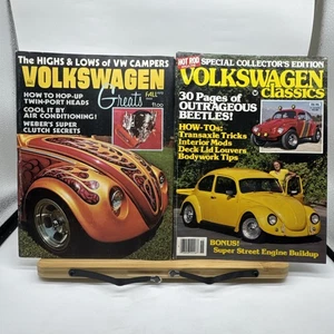 Nice Rare Lot of 2 Vintage Volkswagen Greats 1972 & Classics Magazine 1981 - - Picture 1 of 18