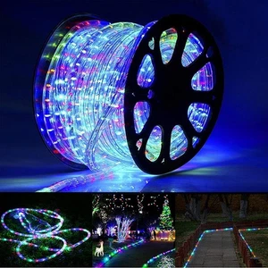 50ft 360 LED Rope Lights Outdoor, Connectable and Flexible Tube Lights with 8 Mo - Picture 1 of 8