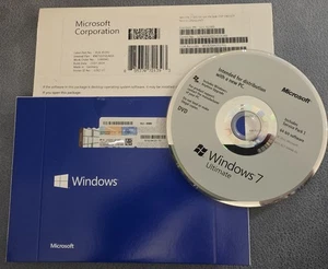 Microsoft Windows 7 Ultimate - 64 -Bit - SP1 - Englisch - Bild 1 von 1