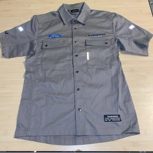 Stewart-Haas Ford Racing Team Mechanic Snap Shirt NASCAR Truewerk Small - Picture 1 of 13