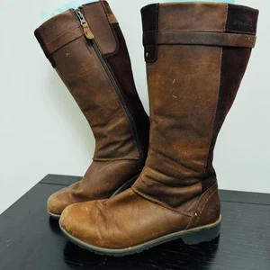 Eddie Bauer Trace Women’s 9.5 Leather Riding Boots  Equestrian Country Style - Picture 1 of 8