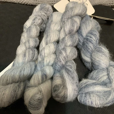 mango de hilo de mohair de encaje 50 g * 4 (#1295) Foto 1 de 4