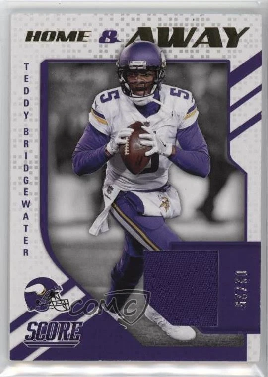 2018 Score Home and Away Prime /25 Teddy Bridgewater #6 - Image 1 of 2
