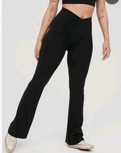 Leggings offline by aerie XXS Negro Alto Corte Bota Longitud Regular Venta al por menor $64 - Imagen 1 de 7