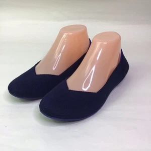 Rothys The Flat Maritime Navy Ballet Shoes Womens Flats Size 7.5 - Picture 1 of 10