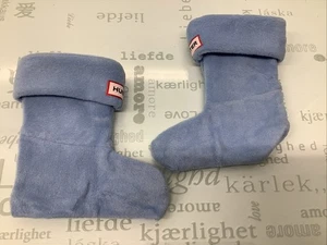 Hunter Kids Blue Boot Socks Size XXS (9-10),New. - Picture 1 of 3