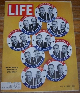 Life Magazine May 8, 1964 Vice Presidents Trout Pandas Middle East World War I - Picture 1 of 1