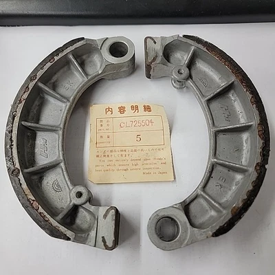 Juego de zapatas de freno delanteras Honda CL72 y CL77 1962 y 1966 NOS Foto 1 de 3