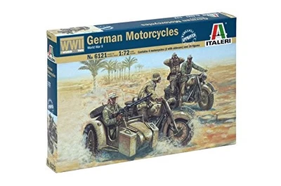 Немецкие мотоциклы Второй мировой войны 1:72 Italeri 510006121 - Изображение 1 из 4
