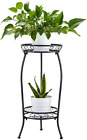 Metal Planter Stand Flower Pot Display Holder Indoor/outdoor Shelf/wrought Iron