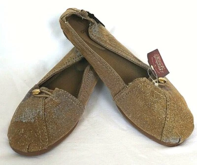 Faded Glory Women's Gold Metallic Slip-On "25008215" *Choose Your Size* - Image 1 of 4