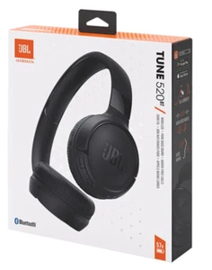 JBL TUNE 520BT BLUETOOTH KOPFHÖRER ON-EAR BASS SOUND MIKROFON SPRACHSTEUERUNG SCHWARZ - Bild 1 von 7
