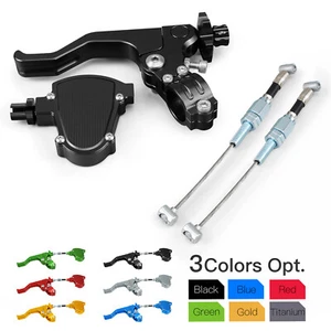 Sistema fácil de reemplazo de palanca de cable de tracción de embrague de acrobacias para bicicleta de tierra Honda Yamaha - Imagen 1 de 21