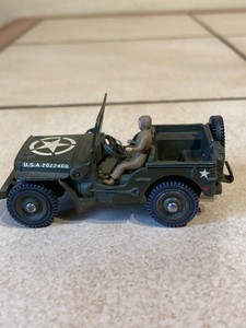 Dinky Toys Militaire – Jeep 80 BP, Miniature De Collection Vintage