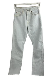 Levi's Premium Mujer 501 Ajustado Talla 23/30 Nube Sobre Blanco Actual 24" X 26 - Imagen 1 de 7