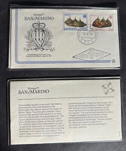 SAN MARINO 1977 FDC EUROPA SCENIC VIEW FLEETWOOD -S16732-2 - Picture 1 of 1