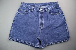 Vintage 1980's Women's Lee Jean Shorts High Waist USA Union Size 16M (Msr 33x4) - Picture 1 of 8